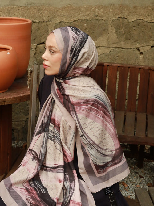 Medcezir Desen Lina Şal