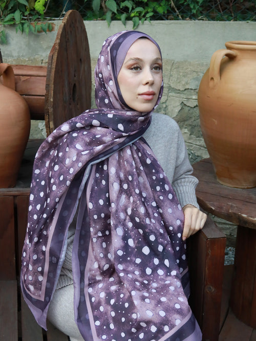 Geyik Desen Lina Şal