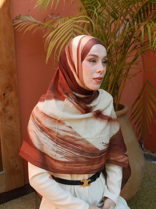 Aster Desen Bambu Şal