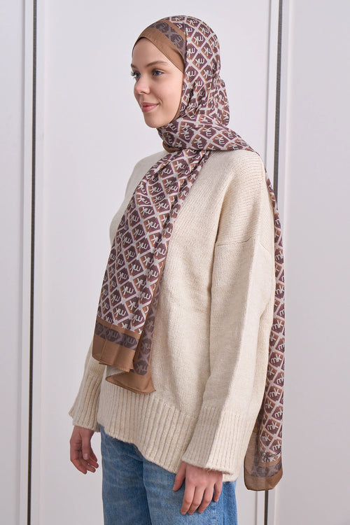 İcon Grid Mk Desen Lina Şal