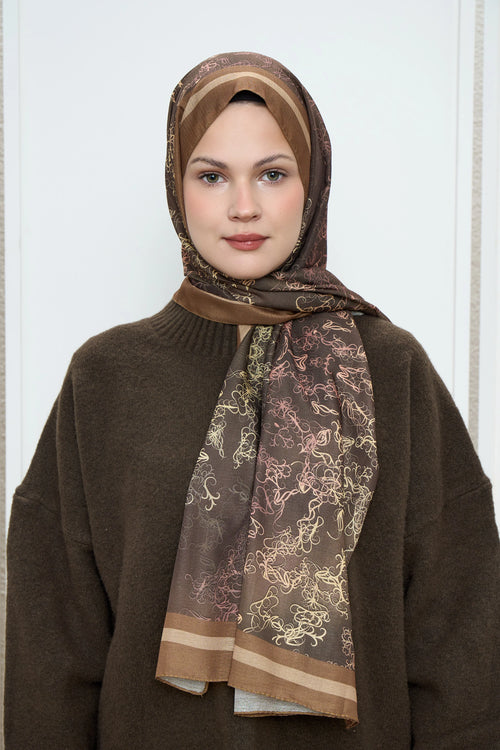 Sarmaşık Desen Lina Şal