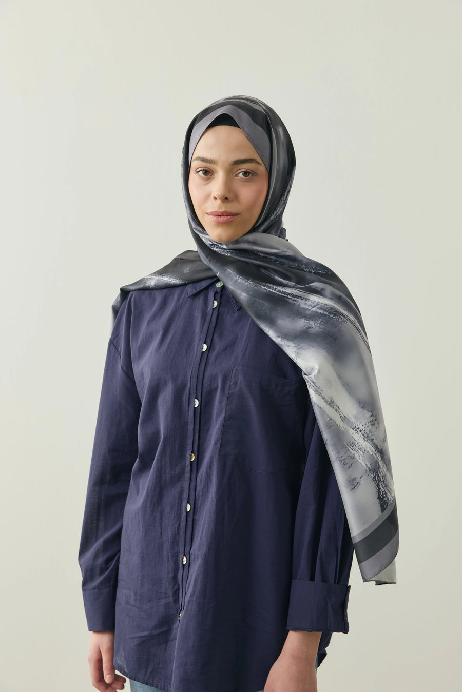 Ravena Desen Twill Şal