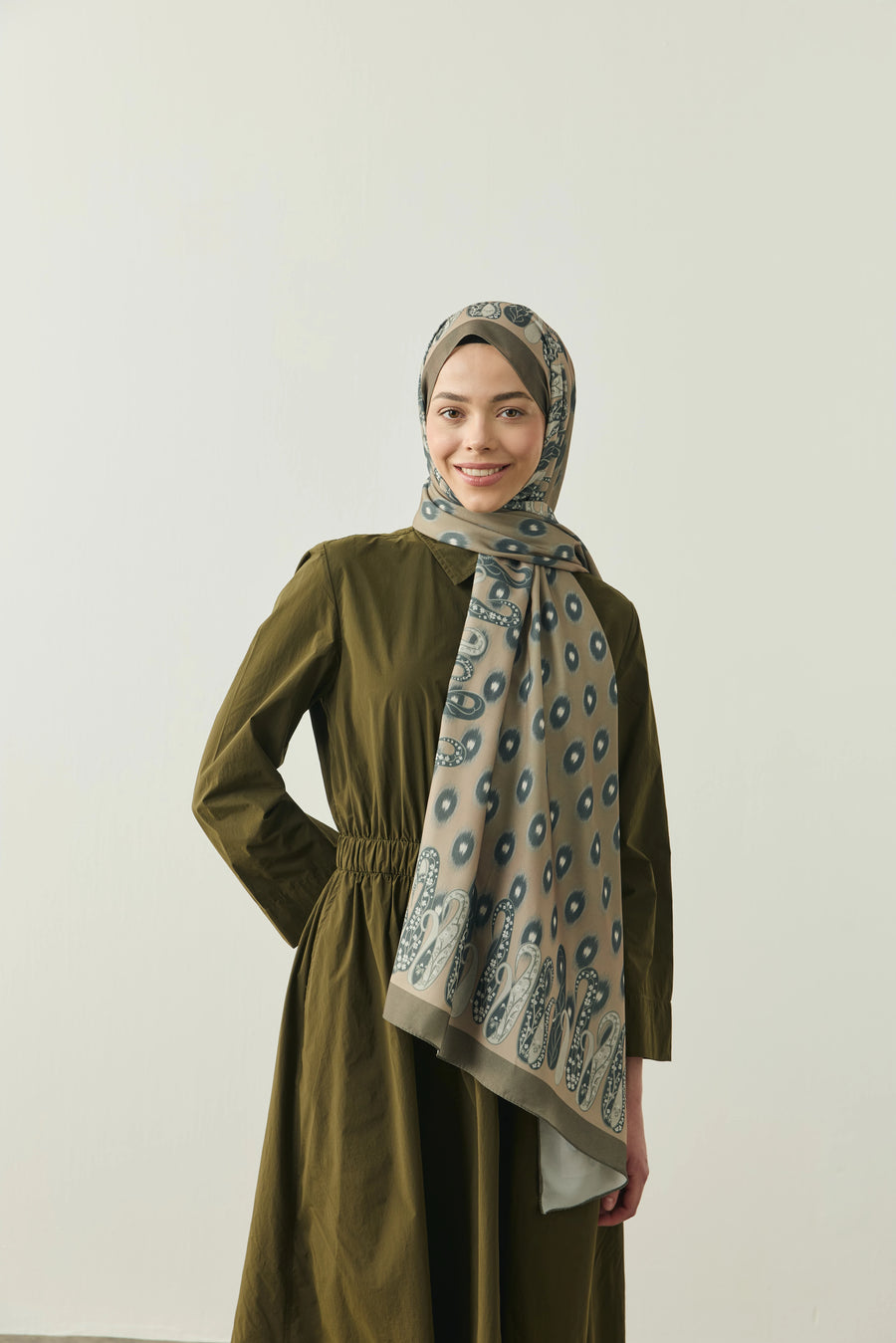 Nomad Desen Medine İpeği Şal