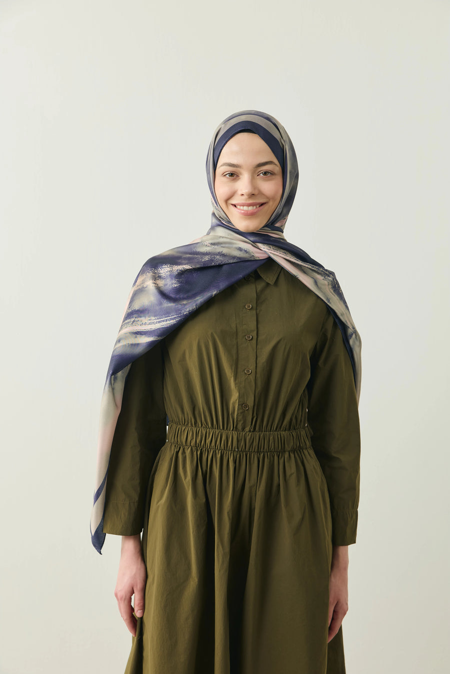 Ravena Desen Twill Şal