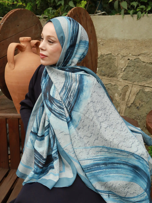 Medcezir Desen Lina Şal