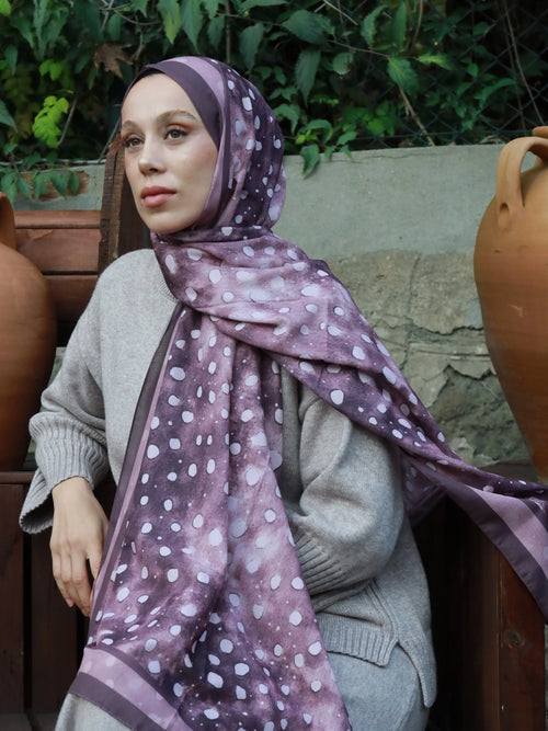 Geyik Desen Lina Şal