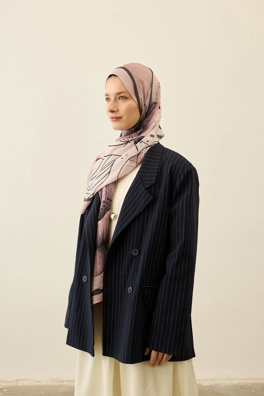Poppy Desen Liva Modal Şal
