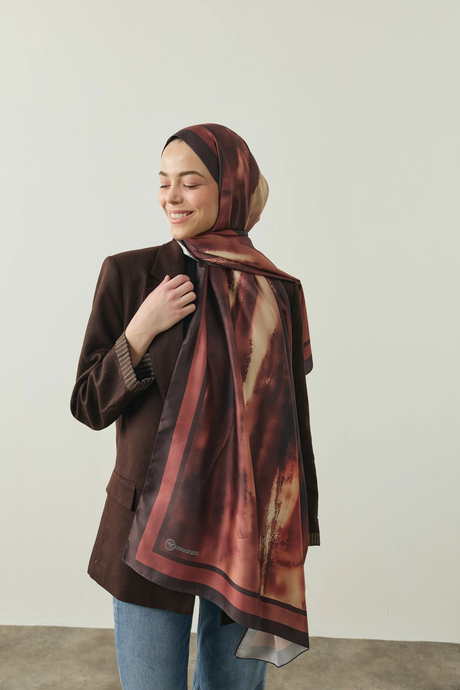 Ravena Desen Twill Şal