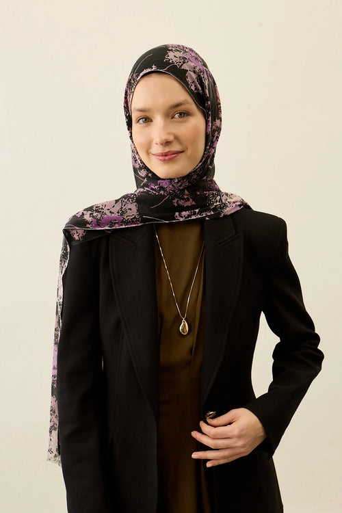Yaprak Desen Aya Serisi Şal