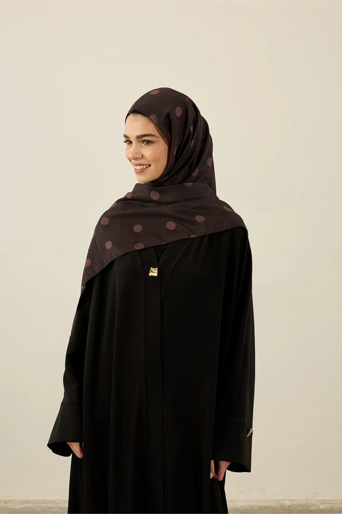Polkadot Desen Lina Şal