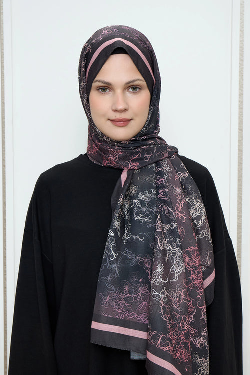 Sarmaşık Desen Lina Şal