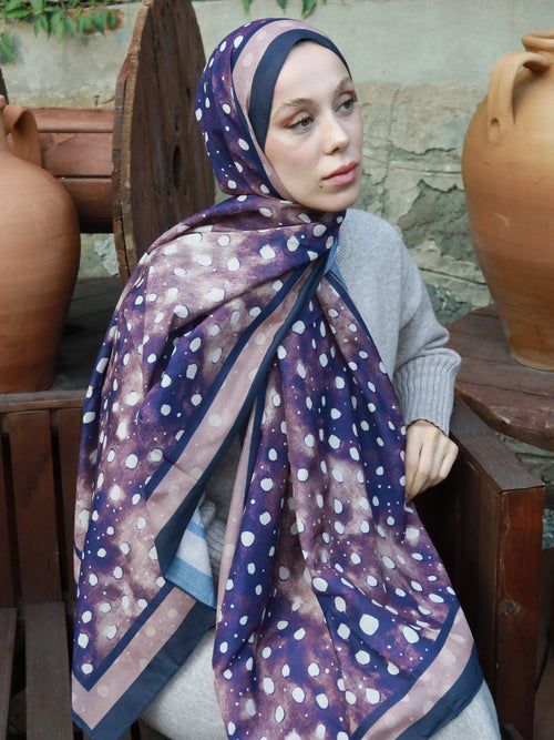 Geyik Desen Lina Şal