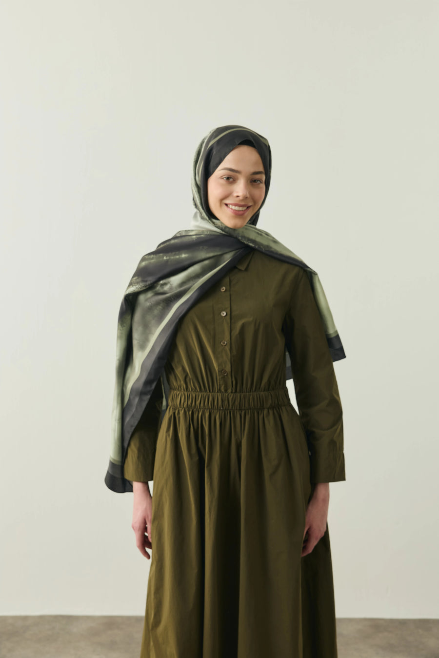 Ravena Desen Twill Şal