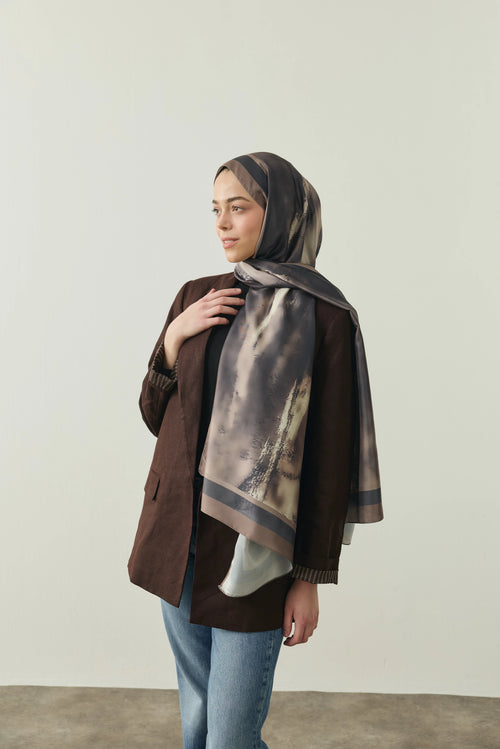 Ravena Desen Twill Şal