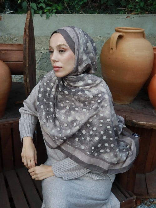 Geyik Desen Lina Şal