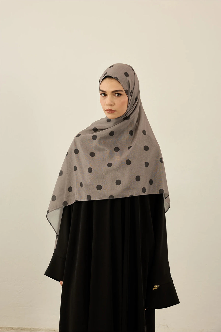 Polkadot Desen Lina Şal