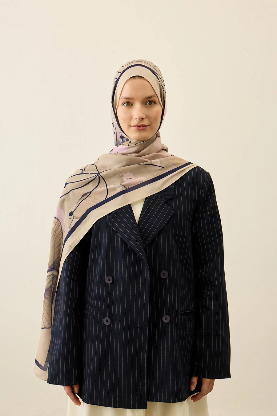 Poppy Desen Liva Modal Şal