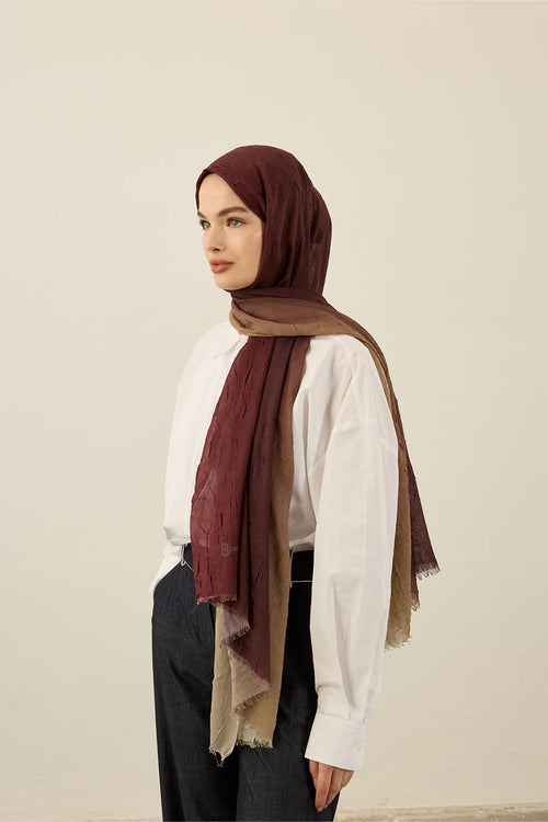 Gradyan Desen Aya Kraş Şal