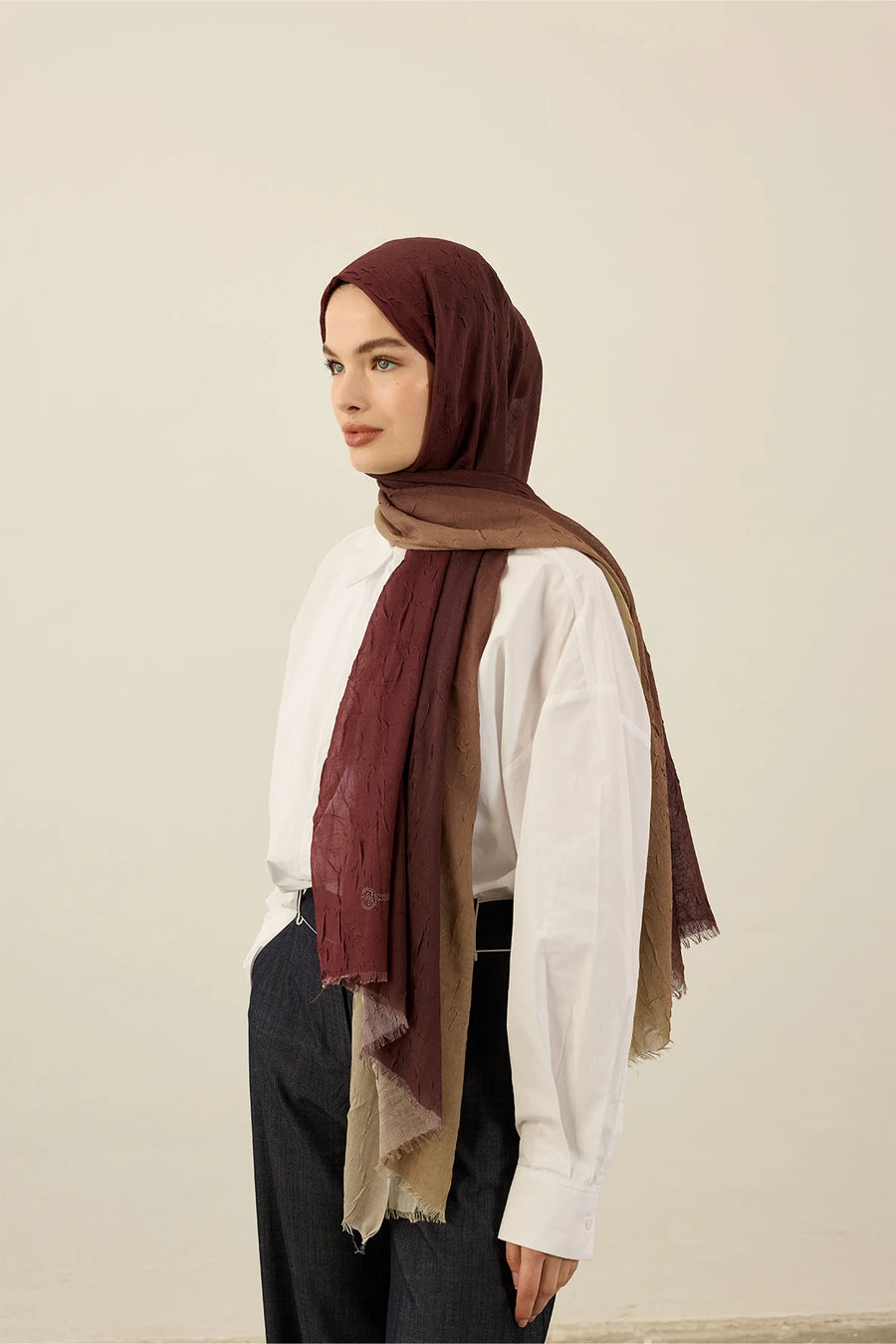 Gradyan Desen Aya Kraş Şal