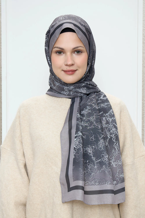 Sarmaşık Desen Lina Şal