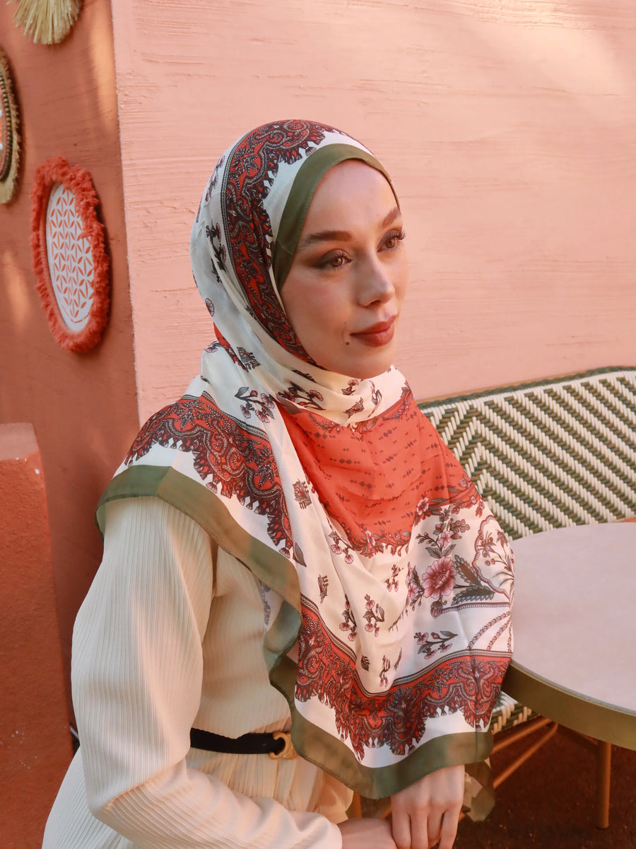 Ravel Desen Pamuk Şal