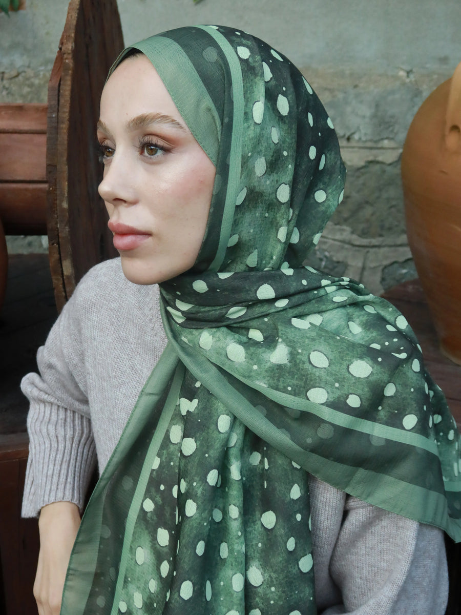 Geyik Desen Lina Şal