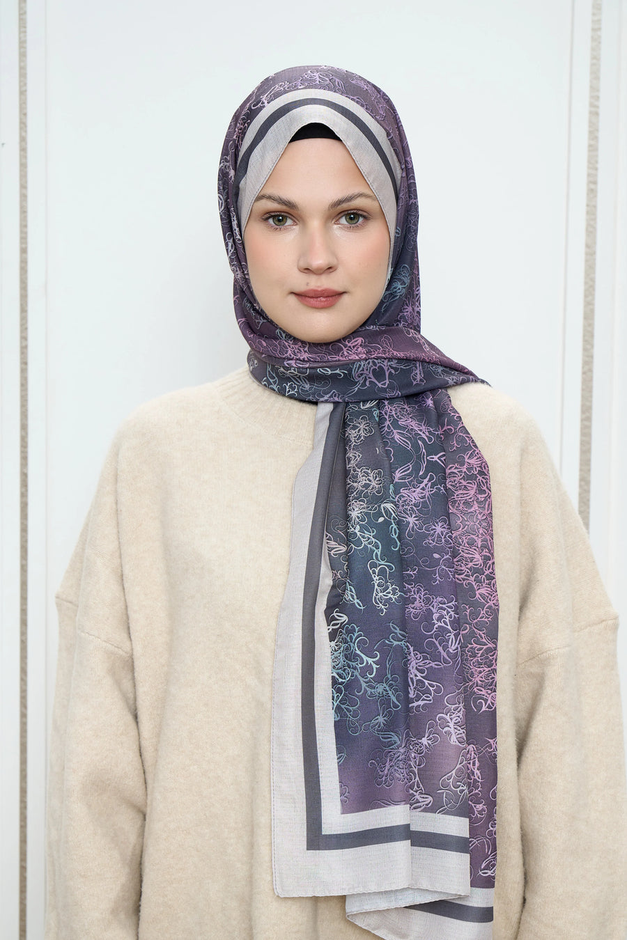 Sarmaşık Desen Lina Şal