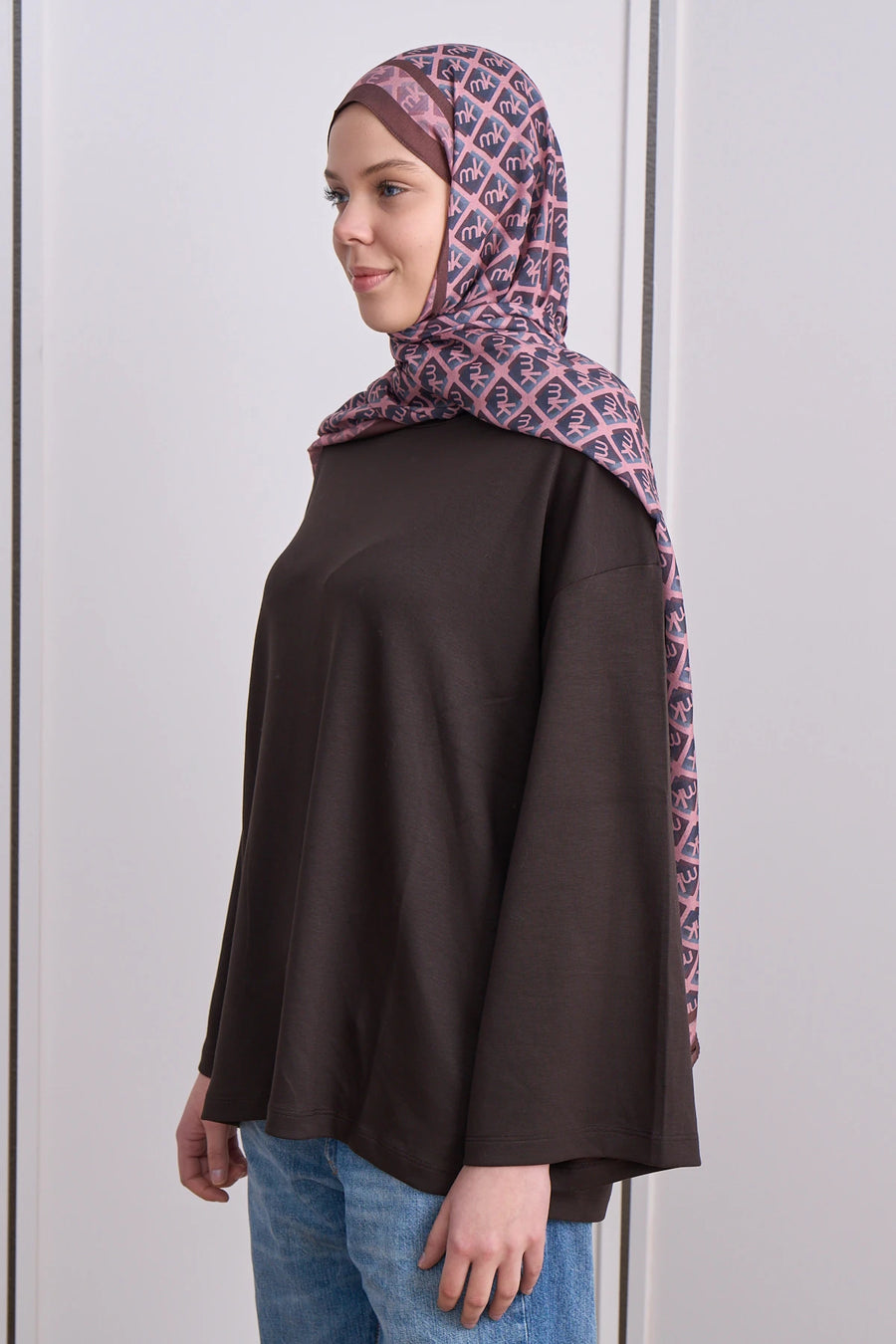İcon Grid Mk Desen Lina Şal