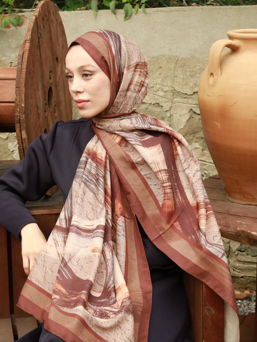 Medcezir Desen Lina Şal