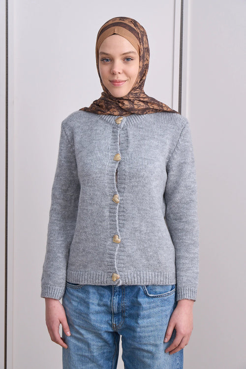 İcon Crest Mk Desen Lina Şal