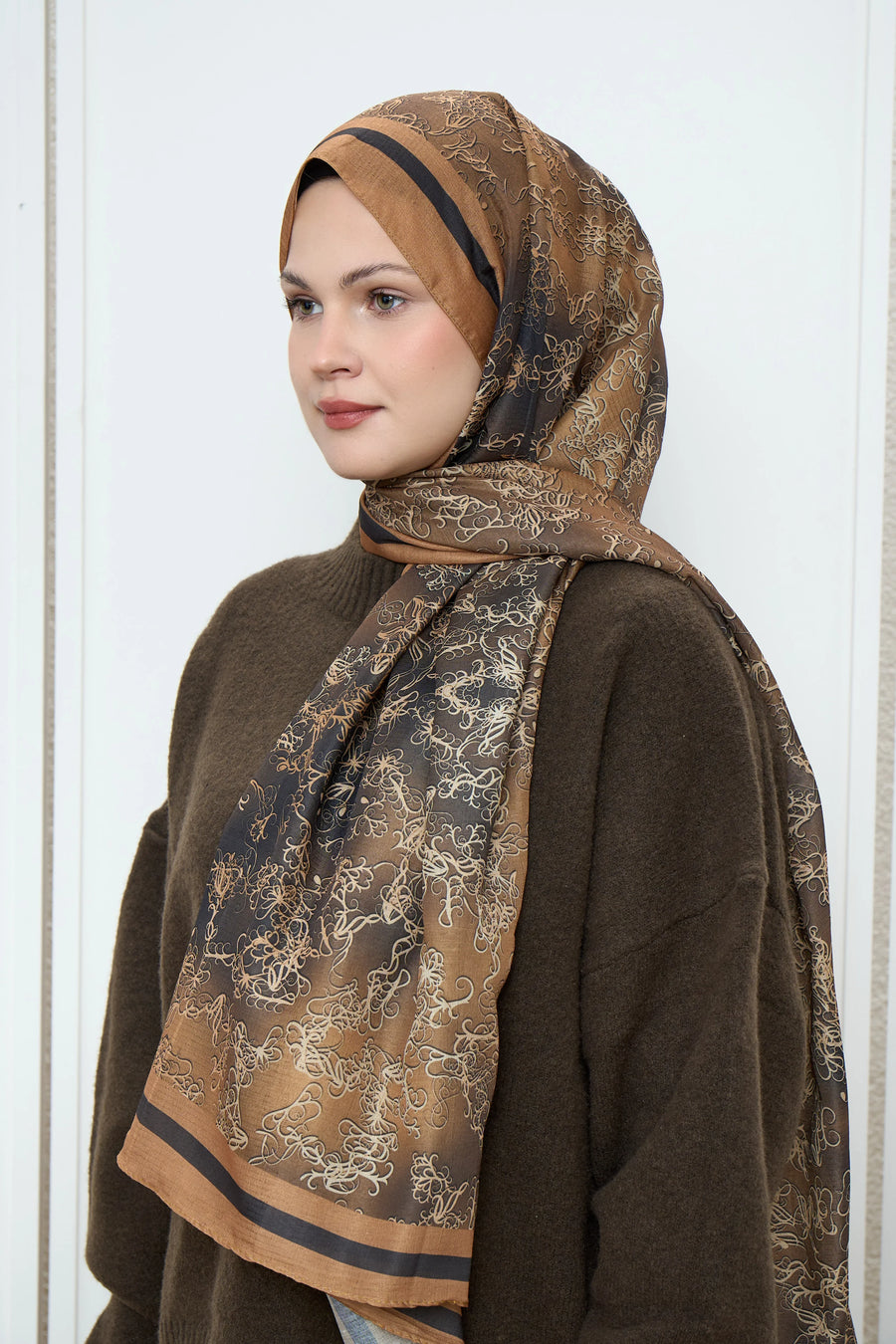 Sarmaşık Desen Lina Şal