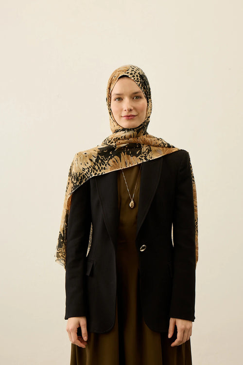 Tropik Desen Aya Serisi Şal