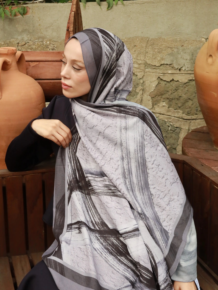 Medcezir Desen Lina Şal