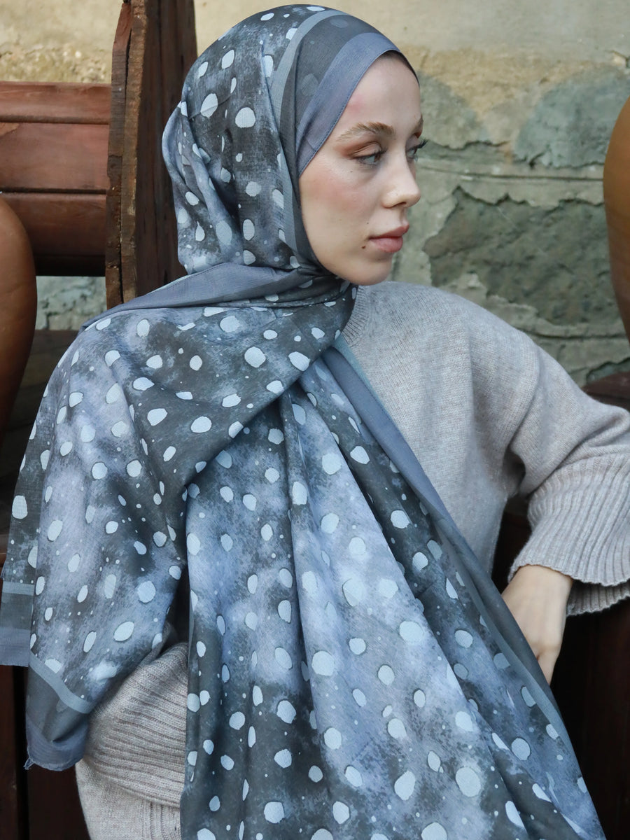 Geyik Desen Lina Şal