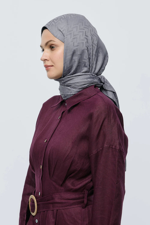 İpeksi Jakar Serisi Labirent Desen Şal