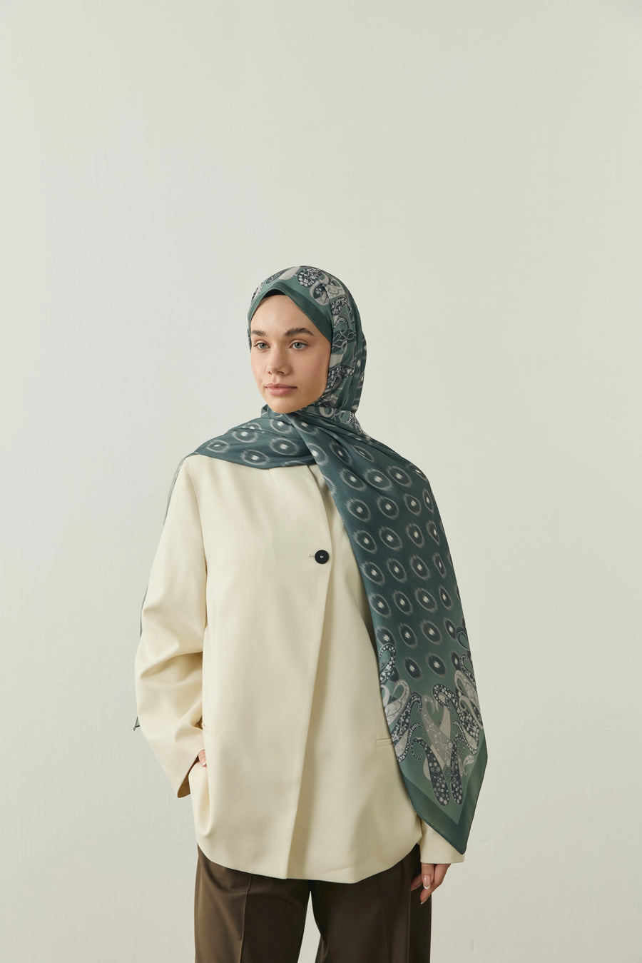 Nomad Desen Medine İpeği Şal