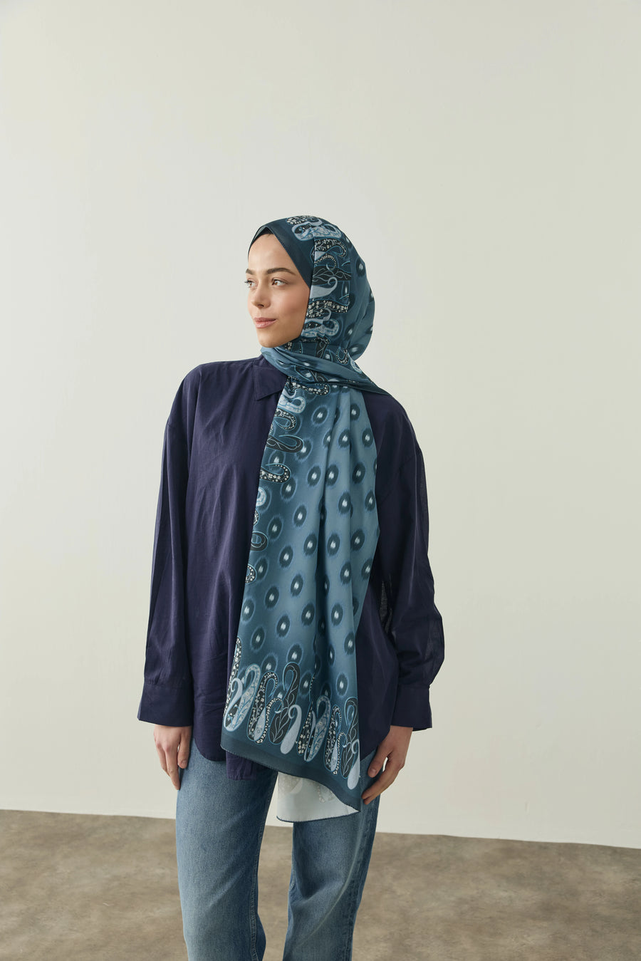 Nomad Desen Medine İpeği Şal