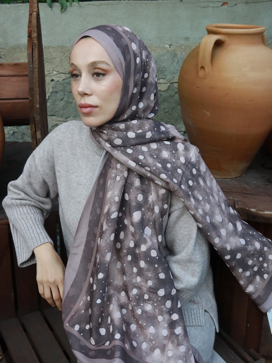 Geyik Desen Lina Şal