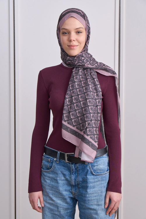 İcon Grid Mk Desen Lina Şal