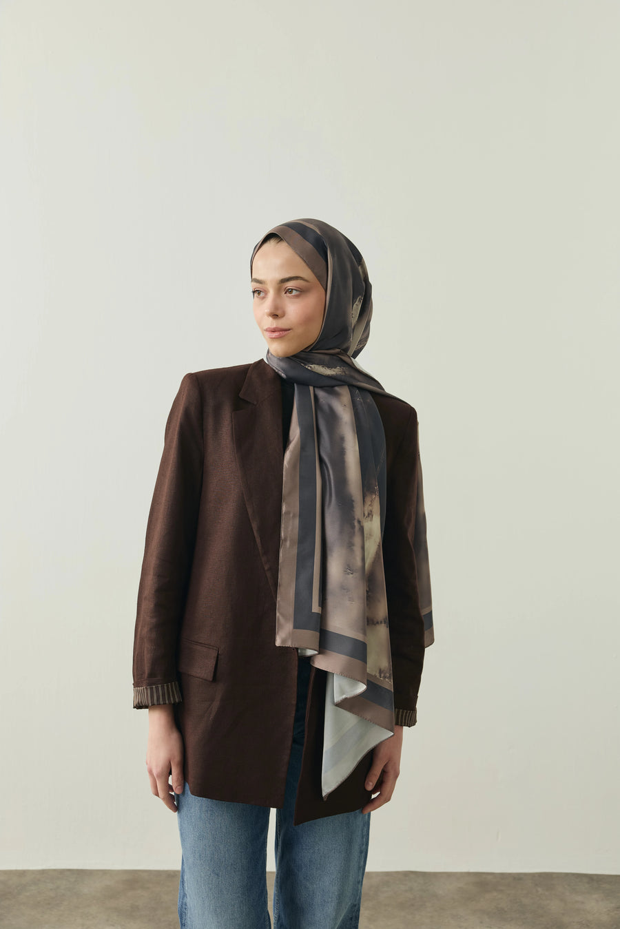 Ravena Desen Twill Şal