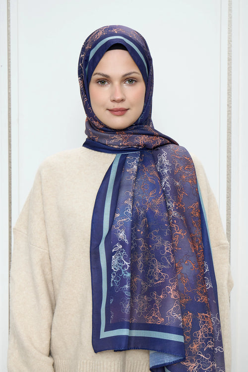 Sarmaşık Desen Lina Şal