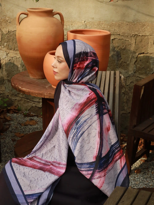 Medcezir Desen Lina Şal