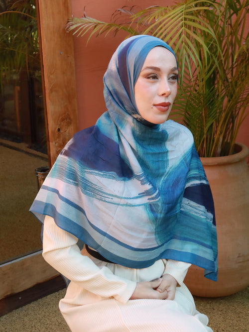 Aster Desen Bambu Şal