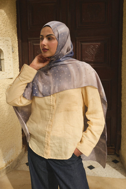 Mystic Polkadot Desen Vio Light Şal