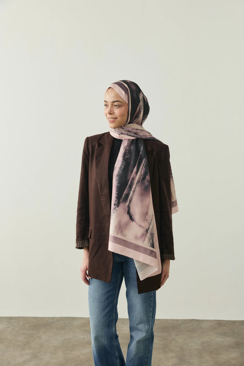 Ravena Desen Twill Şal