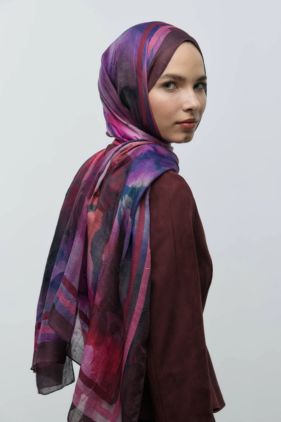 Natura Desen Bambu Şal