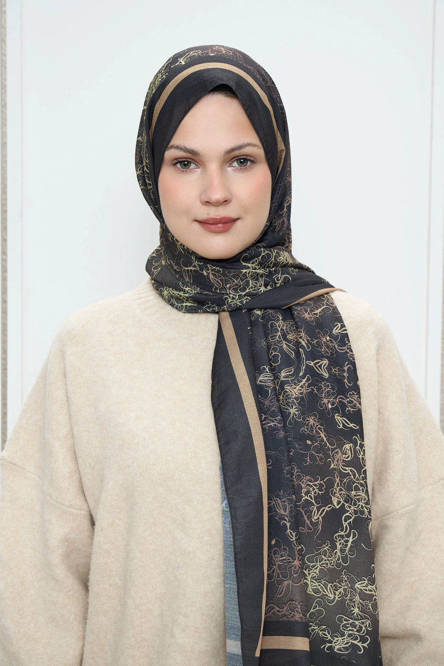 Sarmaşık Desen Lina Şal