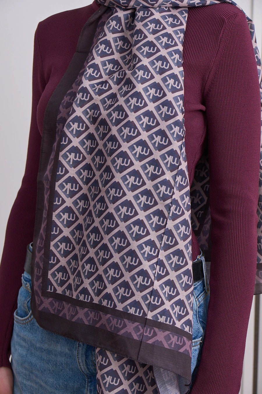 İcon Grid Mk Desen Lina Şal
