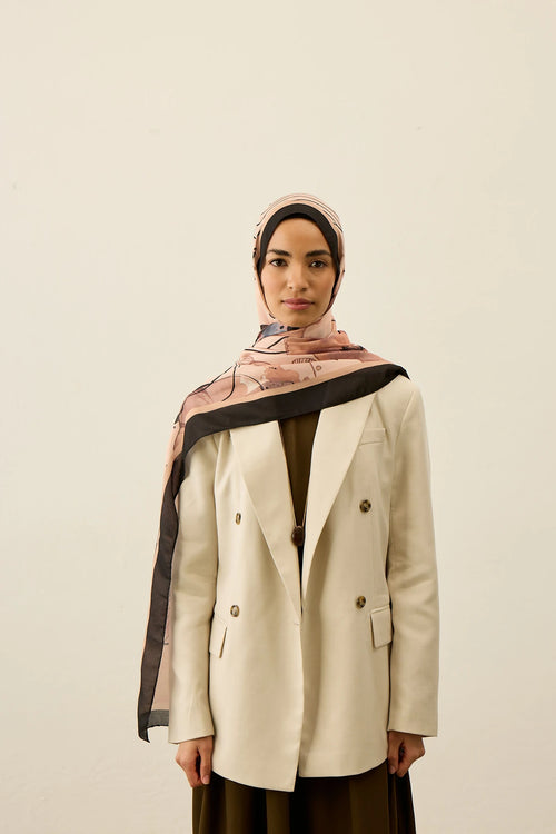 Poppy Desen Liva Modal Şal