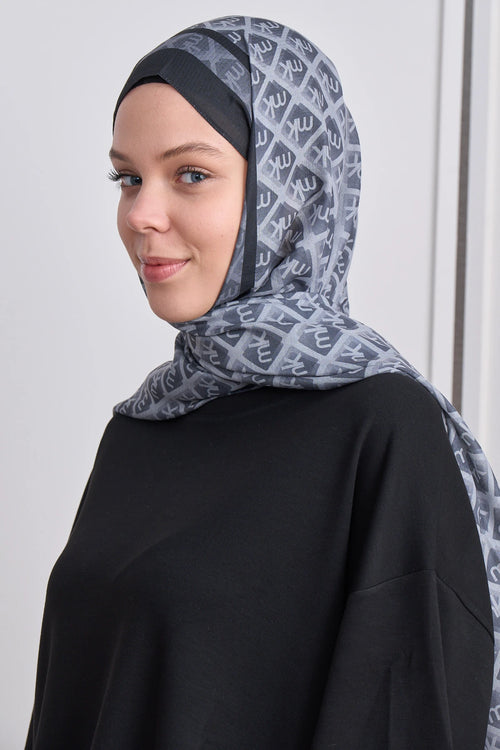 İcon Grid Mk Desen Lina Şal